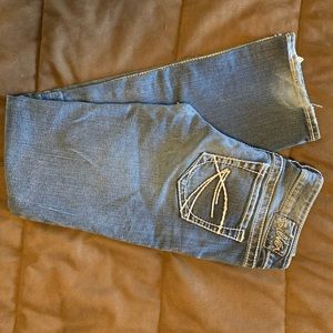 Silver bootcut jeans